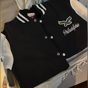 Mitchell and Ness Throwback EAGLES Jacket